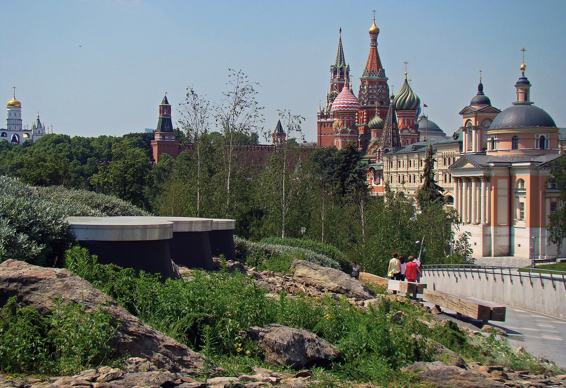 Зарядье и Кремль — Москва